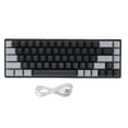 thumbnail image 2 of Keyboard Mechanical Keyboard 60% RGB Blue Switch 68 Keys Wired Gaming Keyboard for PC Laptop, 2 of 7