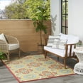 thumbnail image 4 of Nourison Aloha Indoor/Outdoor Red/Multi 6' x 9' Area Rug, (6x9), 4 of 9