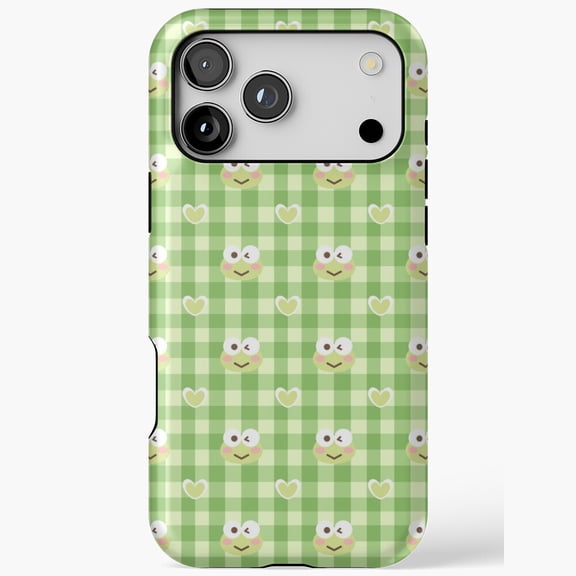 Sanrio Keroppi Cute Frog Art iPhone Case 17 16 15 14 13 12 11 Pro Max up to size 5XL