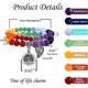 thumbnail image 2 of Pulsera de piedras naturales - Pulsera de cuentas naturales para mujer - Juego de dos pulseras con accesorios de árbol de la vida y hojas, E, 2 of 5