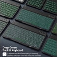 thumbnail image 5 of Magnetic Detachable Backlit Bluetooth Keyboard Smart Folio with Pencil Holder Compatible with iPad 9.7" 5th/6th Gen 2017/2018, iPad Air 1/2，Black, 5 of 7