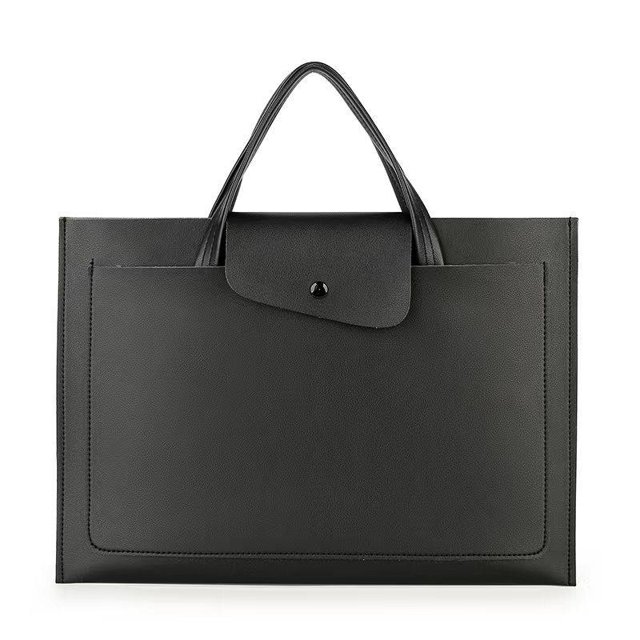 Bolsa para computadora portátil, bolso de ocio de negocios, tableta de almacenamiento para hombres y mujeres (negro) JAMW Sencillez