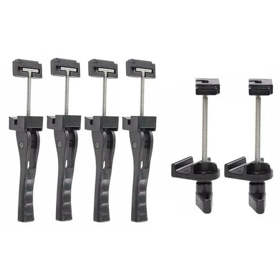 For Hard/ Soft Folding Tonneau Cover Rear Clamps 4Pcs Universal Replace Parts