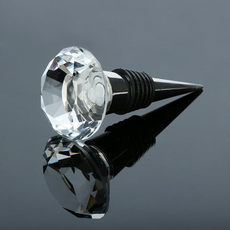 

Kitchen 2PC Crystal Stopper Stainless Sparkling Steel Diamond Wine Plug Sea Champagne Bottle Dining Bar Kitchenware Tableware