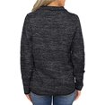 thumbnail image 3 of Coloody Femmes Manches Longues Zip Sweat-Shirts Décontractés Coupe Ample Pull Tunique Tops avec Poches, 3 of 3