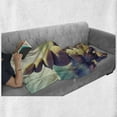 thumbnail image 6 of Rock Soft Flannel Fleece Throw Blanket, Concept of Balance and Stillness in Peace Rocks on the Coastal Theme on the Beach, Cozy Plush for Indoor and Outdoor Use, 70" x 90", Multicolor, by Ambesonne, 6 of 6