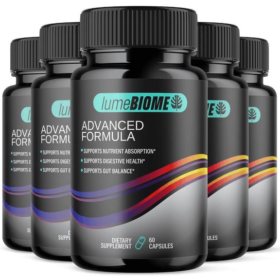 Lume Biome Gut Health Pills Advanced Formula Digestion Support LumeBiome 300 Capsules