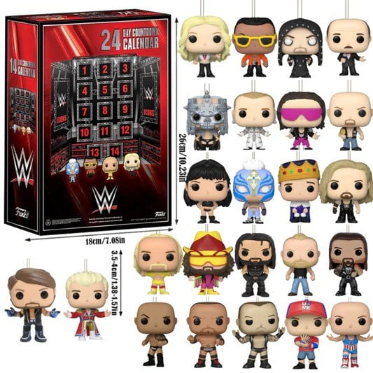 Pro Wrestling Legends Advent Calendar 2025 · 24 Day Countdown with Mini Wrestling Collectibles, Arena-Inspired Ornaments & Holiday Surprises for Fans & Collectors
