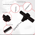 thumbnail image 3 of Hand-Held T-Shaped Mini Pocket Corkscrew ,Used in Kitchen Restaurant Chateau and Bars, 3 of 5