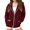 Red, variant on Girls Sweatshir Zipper Long Sleeve Hoodies Solid Hooded Sweatshirts Fashion Fall Pullover Sweaters With Pockets White 7-8 Years