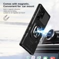 thumbnail image 4 of Military Grade Robotic Series Hybrid Case with Ring Grip for Samsung Galaxy S24 Ultra - Black, 4 of 6