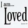 thumbnail image 2 of CafePress - I Am Loved Romans 5:8 Infant Bodysuit - Baby Light Bodysuit, Size Newborn - 24 Months, 2 of 4