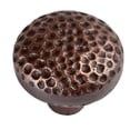 thumbnail image 1 of The Copper Factory Solid Cast Copper Large Round Knob in Antique Finish - CF102AN, 1 of 1