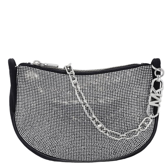 Michael Kors Small Kendall Embellished Suede Shoulder Bag