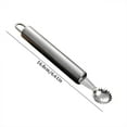 thumbnail image 3 of npkgvia Hot sale!Kitchen Gadgets,Cookware,,Home Essentials1Pcs Sliver Stainless Steel Strawberry Huller And Tomato Stem Corer Tool, 3 of 5