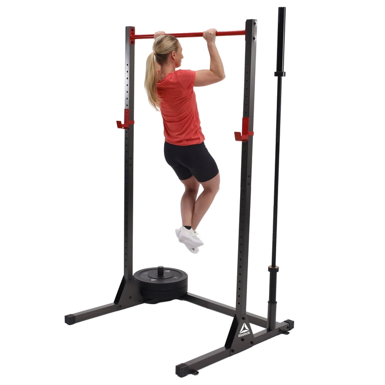 Reebok Power Squat Rack – Heavy-Duty Steel with Pull-Up Bar & 300