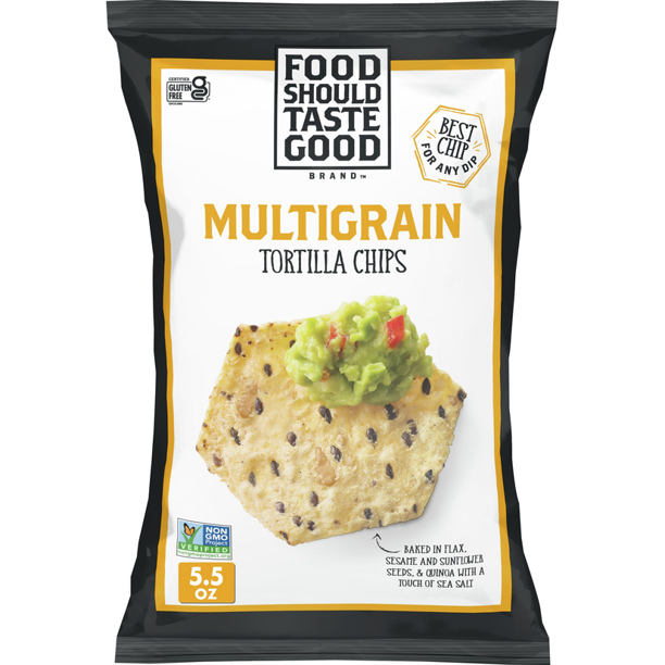 Food Should Taste Good, Multigrain Tortilla Chips, Gluten Free, 5.5 oz