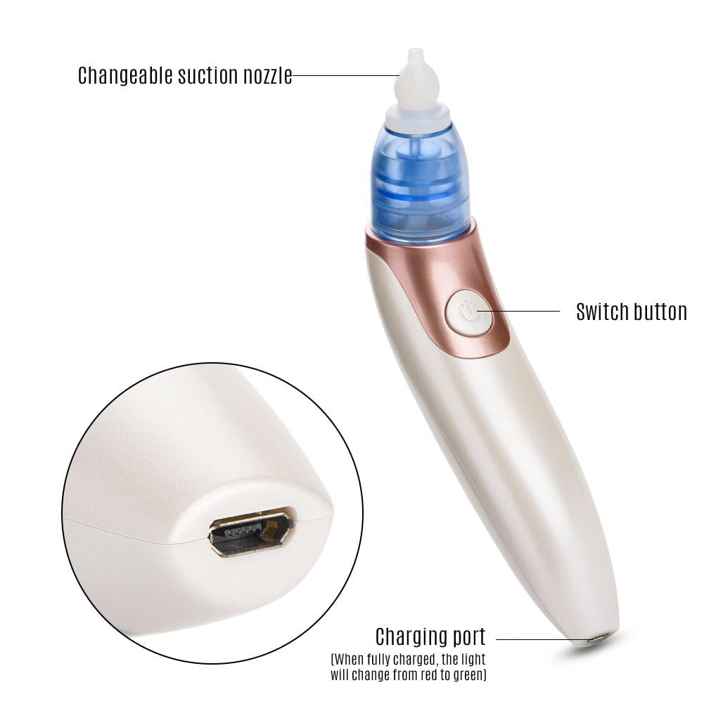 HURRISE 2 Colors Electrical Nose Cleaner Baby Nasal Mucus Runny