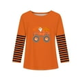 thumbnail image 5 of Abcomgle Halloween Shirts for Girls Size 7/8 Spooky Ghost Truck Graphic Tee Shirts for Girls Crewneck Long Sleeve T Shirts for Girls Fall Funny Scary Blouses for Girls,10-11 Years, 5 of 5