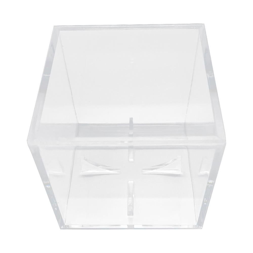 Baseball Display Case UV Protector Clear Cube Storage Show Box with Bracket 