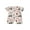 Khaki, variant on Bagilaanoe Newborn Baby Boys Girls One-pieces Print Short Sleeve Jumpsuit 3M 6M 12M 18M Infant Romper Casual Clothing