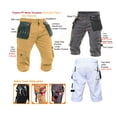 thumbnail image 5 of Skylinewears Men’s Holster Utility Cordura Reinforced Cargo Pockets 13.5” Inseam Durable Cotton Work Shorts Black 42, 5 of 6