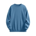 thumbnail image 5 of RongHuan Mens Sweatshirt Crewneck Long Sleeve Sweatshirts Soft Fall Winter Pullover Tops, 5 of 7