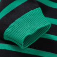 thumbnail image 4 of Mercatoo Baby Christmas Knit Rompe1s Santa Print Striped Snap Crotch Long Sleeve Sweater Onesi1 Infant Winter Warm Daily Clothes, 4 of 6