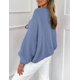 thumbnail image 2 of Suéter PRETTYGARDEN con Lazo Frontal, Tejido Grueso, Talla XL, Azul Niebla, 2 of 8