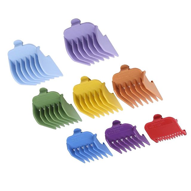 compatiblennerg 8 Pcs Tondeuse Électrique Rasoir Guide de Coupe Peigne Ensemble_Perfect Gift