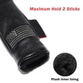 thumbnail image 4 of Maoww PU Golf Alignment Stick Cover Case USA Embroidered Waterproof Holder Premium Black White, 4 of 8