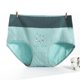 thumbnail image 4 of Breathable Women's High Waist Cotton Printed Underpants Comfortable Daily Wear Multi Color L Size 5Pcs, 4 of 4