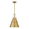 thumbnail image 4 of Minka Lavery 3933-876 Springfield 12" Wide Pendant - Dark Matte Black / Legacy Brass, 4 of 7