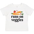 thumbnail image 3 of Inktastic Vegetarian Runs on Veggies Boys or Girls Baby T-Shirt, 3 of 5