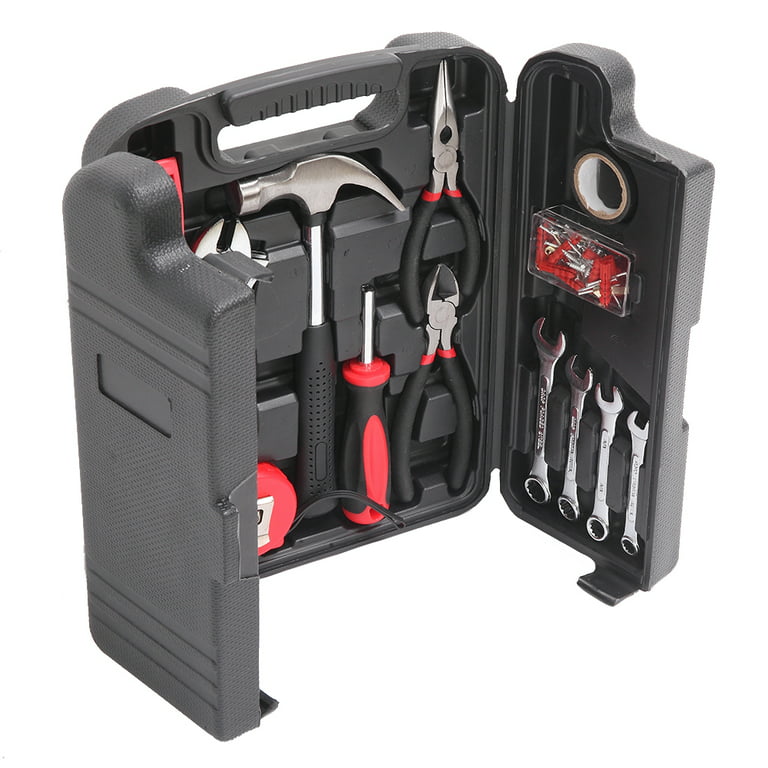 Tool Set 136-Piece, Household Tool Kit Set with Tools Box Case for Men and  Women 