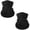 Black+black, variant on ultifunctional Headwear 2 Pack Face Coverings Bandana Elastic Neck Gaiters Snood UV Resistence for Men &Women Elastic Windproof Face Mask for Sports