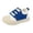 Blue, variant on Willtoo Toddler Shoes Boys & Girls - Comfortable Tennis Walking Sneakers with Adjustable Hook and Loops Athletic Running Non Slip Casual Canvas Shoe