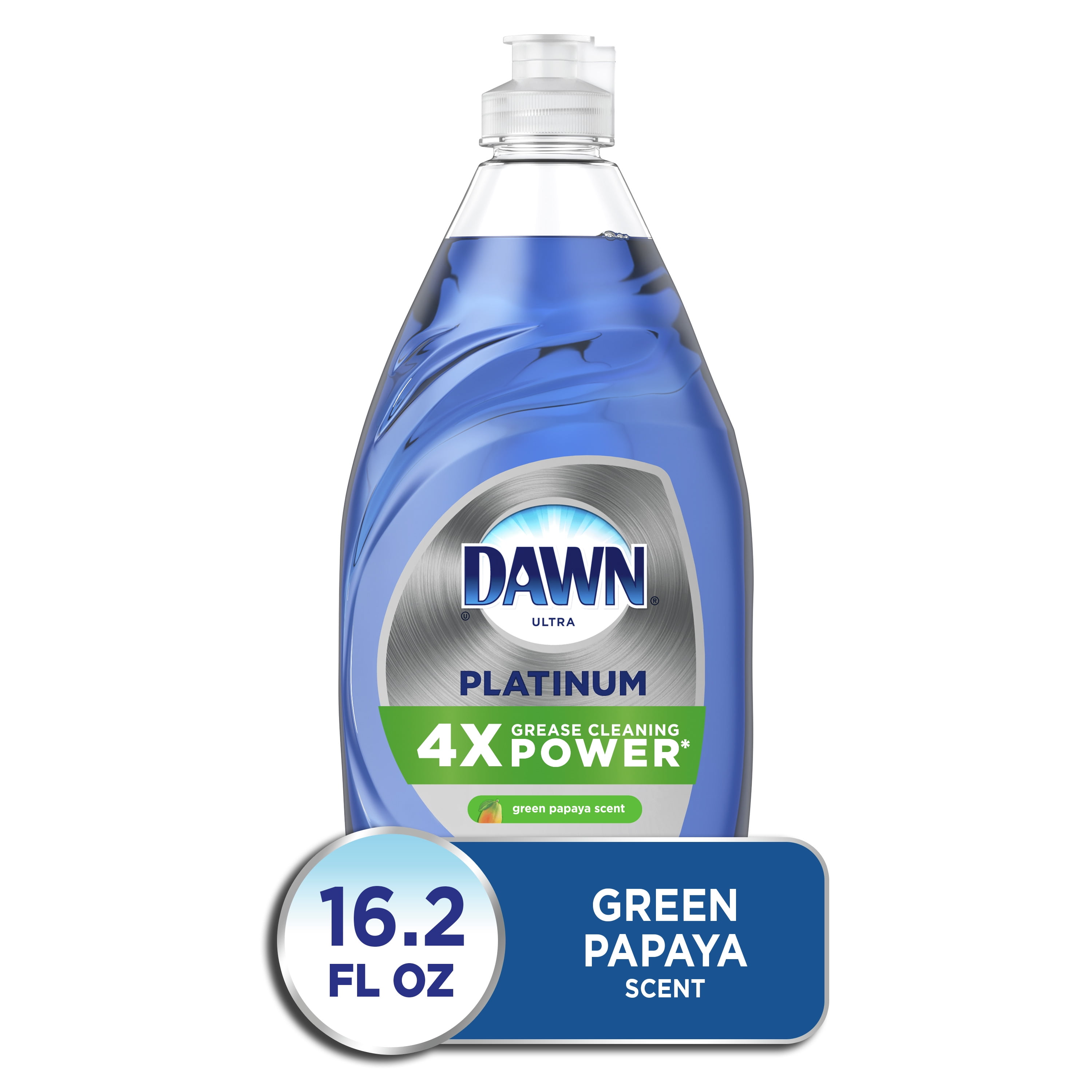 Dawn Platinum Bleach Alternative Dishwashing Liquid Dish Soap, Green