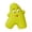 Yellow, variant on Moonsky ABC Alphabet Dog Toys, Squeaky Latex Chew Toys for Small Dogs Interactive Play and Teeth Cleaning, 1 Pack, Turquoise