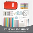 thumbnail image 6 of ZIPIT Lock Pencil Case | Lockable Tin Box | Large Capacity Red Pencil Box, 6 of 7