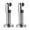 6 cm Single sided feet, variant on 2Pcs Stainless Steel Furniture Feet Public Restroom Partition Fittings