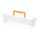 thumbnail image 2 of Caja de herramientas transparente, contenedor portátil de mano, organizador de almacenamiento para exteriores para Amarillo 30x93x93cm, 2 of 9