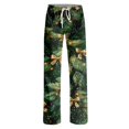 thumbnail image 3 of Satingcolo Women's Comfort Christmas Pajama Long Pants Casual Pj Bottoms for Women Drawstring Lounge Pants with Pockets, 3 of 4