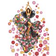 thumbnail image 2 of Cuadros Decorativos Diamante pintura moda vestido dama 5D DIY en forma especial taladro parcial (KA469) Ehuebsd embutido en tela, 2 of 8