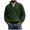 Army Green, variant on TOUMENY Men Sweater Stand Collar Long Sleeve Solid Casual Loose Warm Pullover Fall Winter Fashion Half Zip Knit Tops Army Green XXXL