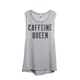 thumbnail image 1 of Caffeine Queen Women's Fashion Sleeveless Muscle Workout Yoga Tank Top Sport Grey Large, 1 of 3