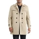 thumbnail image 1 of Gabardina INSPIRE CHIC para abrigo de hombre con cuello de muesca de doble botonadura, abrigo largo M color caqui, 1 of 6