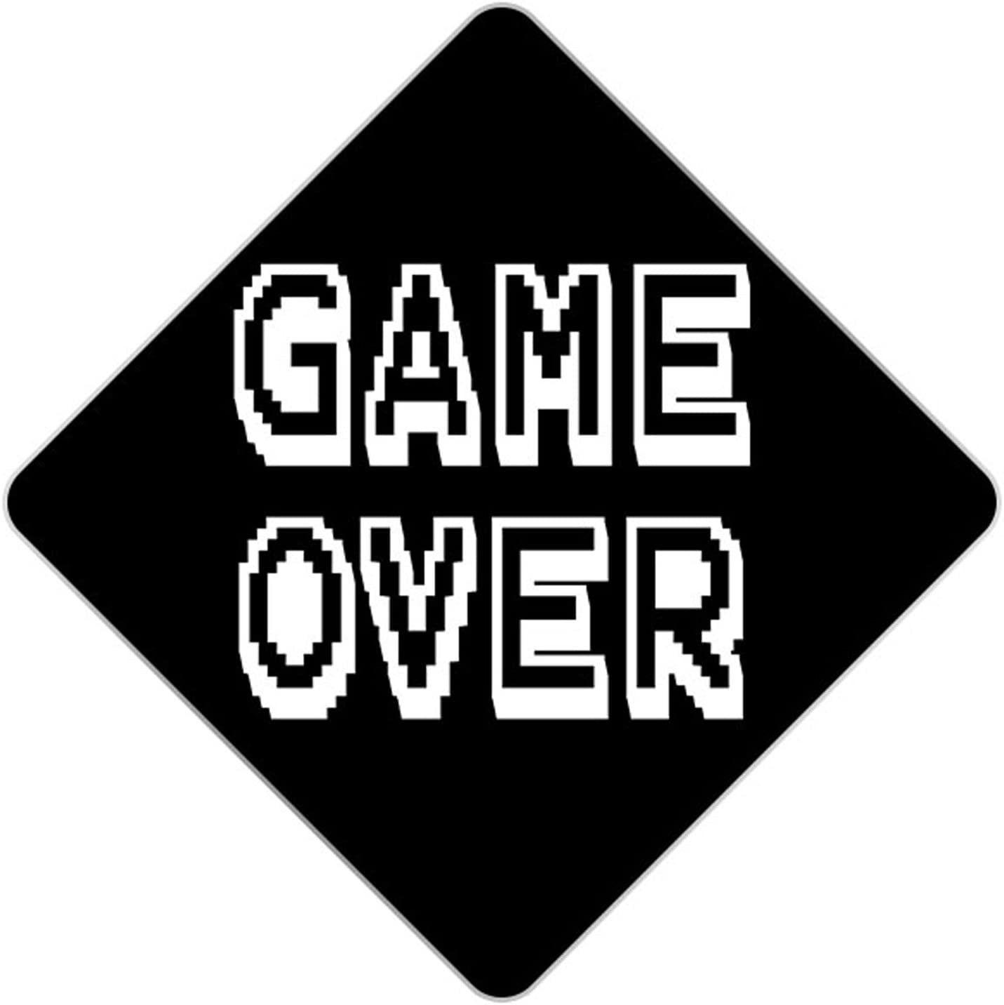 Game Over Grad Cap Tassel Topper - Decorated Grad Cap