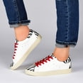 thumbnail image 6 of Journee Collection Womens Comfort Foam Erica Sneakers 10 White, 6 of 6