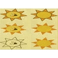 thumbnail image 1 of Ahgly Company Indoor Rectangle Patterned School Bus Yellow Area Rugs, 8' x 12', 1 of 6